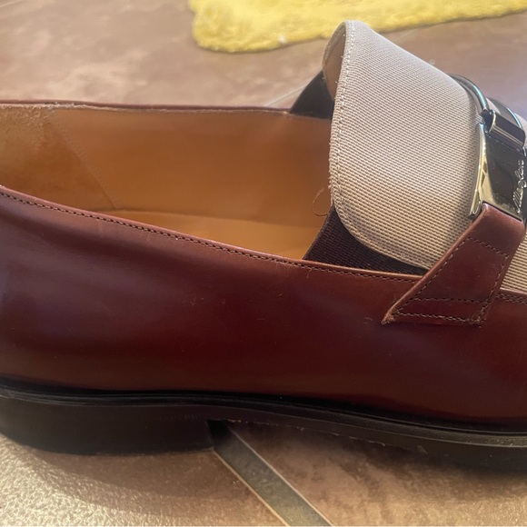 Men's Brown and Cream Loafers - Picture 4 of 7